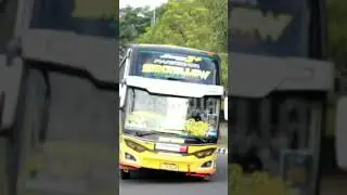 SLOWMO BUS NAFIT TRANS OLENG DI MAJT 17 DETIK || COCOK BUAT STORY WA