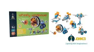 Johnco Wheely Windpower - 6 in 1 Wind-Powered Robot