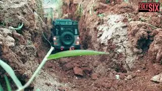 Mini Scale RC Adventure MN D99S Down a Rocky Hallway