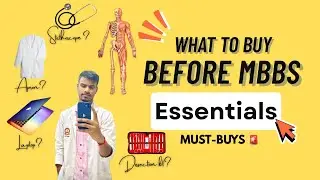 First year MBBS Essentials &mdash; What to BUY Before Medical College (Assamese guide)