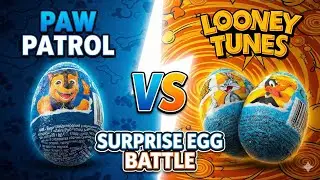 Paw Patrol vs Looney Tunes: Surprise Egg Battle