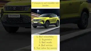 5 reasons to not consider tata harrier!😂#car #carfreak #shorts #trending #tata #harrier #buy #2025