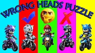 Wrong eyes👀 SONIC NEW SEASON 🆚 SONIC AURA 🆚 SUPER MARIO 🆚 SONIC 3 - DAME TU COSITA Wrong Heads ✔️❌