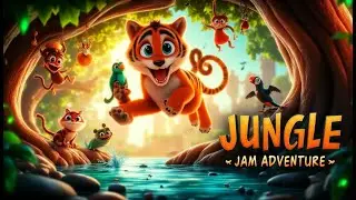 Jungle Jam Adventure | Fun Kids Jungle Song | AI Animated Music for Children