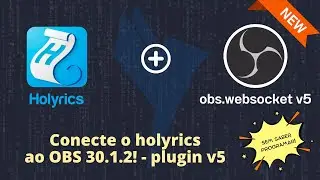 Conectando o Holyrics ao OBS - Plugin V5 (mesmo em PCs diferentes)