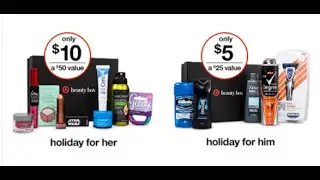 ALERT: Target Beauty Boxes For Women & Men Available Now