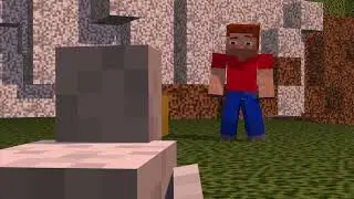 CHICKEN FALLS OVER!!! - minecraft animation