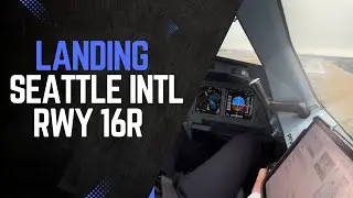 Cockpit Landing in Seattle &ndash; Airbus A330 Touchdown on RWY 16R | FLIGHTDECK