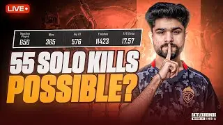 98 LEVEL TODAY | KYA AAJ 55 KILLS HONGE? | BGMI LIVE