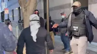 ICE agents tackle protesters in San Francisco