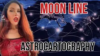 find your ideal home using astrology: MOON LINE in ASTROCARTOGRAPHY