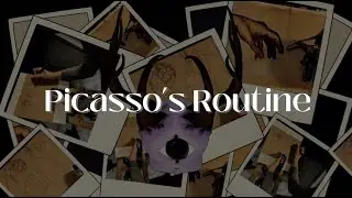 I Tried PICASSO's Daily SCHEDULE | Art Vlog 🎨💫