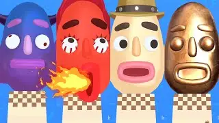 Sandwich Runner NEW FACES BATTLE🍔Max Level Gameplay Android iOS
