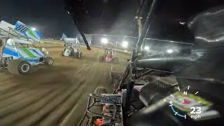 Escanaba Michigan Yooper Classic 2025 600 micro sprint feature part 1
