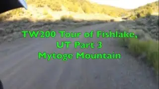 TW200 Tour of Fishlake, UT Part 3