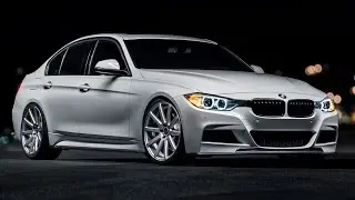BMW F30 335i on V702 Matte Gunmetal Wheels