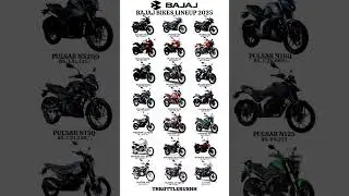 BAJAJ BIKES PRICE LIST 2025#bajaj #pulsar #dominar400 #ns200 #ns400 #avenger #bajajbikes #sportsbike