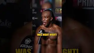 KSI REACTION TO KNOCKING OUT JOE FOURNIER!
