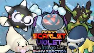 FIVE EPIC INDIGO DISK SHINY REACTIONS!!! (Pokemon Scarlet and Violet Shiny Reaction)