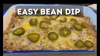 Easy Game Day Bean Dip!