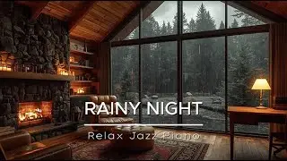 Rain Night &mdash; Slow Jazz Piano for Empty Rooms