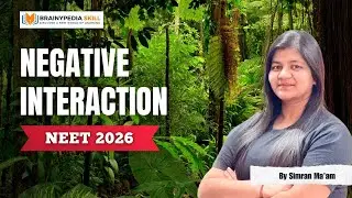 Negative Interaction in Ecosystems Explained | Simran Ma'am #neet #ecosystem #neet2026 Hindi