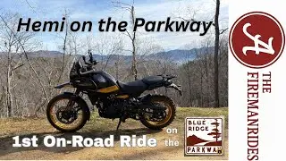 Первый тест-драйв мотоцикла Royal Enfield Himalayan 450 2025 года | Blue Ridge Parkway