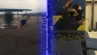 Standing Double Backflip Training First Double Full