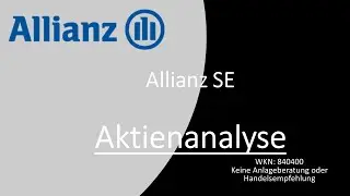 Allianz Aktienanalyse!| Ist die Allianz Aktie 2021 kaufenswert?
