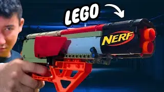 I Made a LEGO Nerf Gun&hellip; THAT SHOOTS!