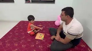 Studytime father daughter bonding #clevergirija #study #smartbaby #reallearning #abcd