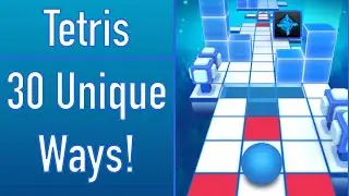 Rolling Sky Tetris🧊 - 30 Unique Ways