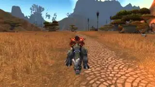 World of Warcraft WoD - Gray Kodo mount (WoW patch 6.0.3)