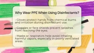 Why Wear PPE When Using Disinfectants? - Food Safety Kitchen