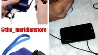 The Emergency Manual Dynamo Hand USB Mobile Phone Charger