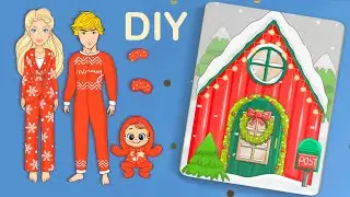 DIY kids craft Paper Dollhouse DIY | Tutorial for Paper Dolls Step by Step