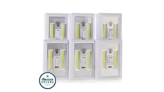 Promier COB LED Wireless Light Switch 6pack