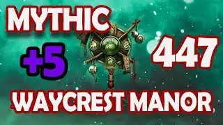 WoW:BFA - Waycrest Manor Mythic +5 Healer POV