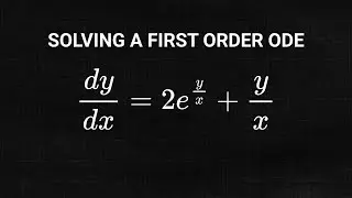 The General Solution to a First-Order Linear Differential Equation Featuring a Exponential Term
