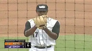 Almonte's 12th strikeout for Dash