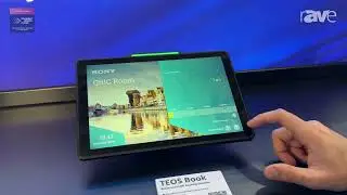 ISE 2025: Sony Shows Off TEOS Book, a Room and Desk Booking Solution, at Qbic Technology Booth
