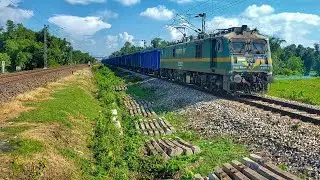 Superfast WAG9 Attack | High Speed LDG WAG9 Haluing Loaded BCNA Wagons | Aggressive Skipping |