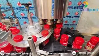 Automatic 8 Head Pick & Place Capping Machine for Ghee jars