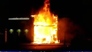 Blazes, looting in north London riot