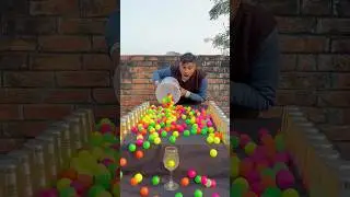 Amazing ball roll funny family challenge ✅#shorts #game