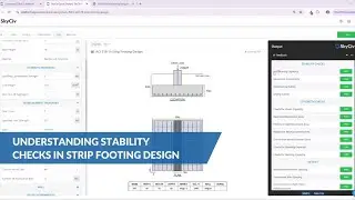 Understanding Stability Checks in Strip Footing Design