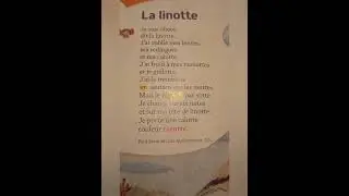 la linotte *poésie*