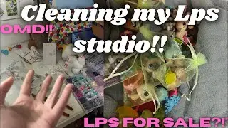 Clean my lps studio with me!