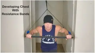 Home Resistance Band (Mostly) Chest Workout 