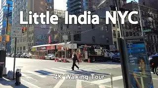 Little India in NYC | 4K Walking Tour